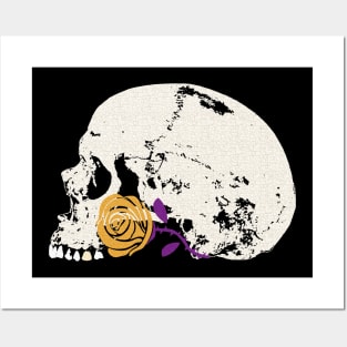 The Skull and the Gold Rose Posters and Art